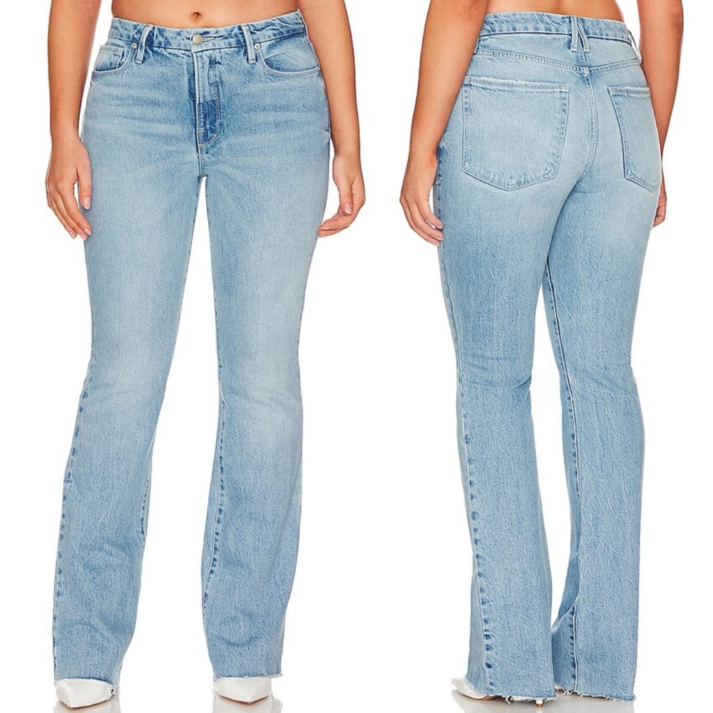 NWT Good American Good Classic Boot Fray Jeans
Never worn 
Tags on .